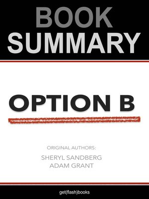 cover image of Book Summary: Option B
